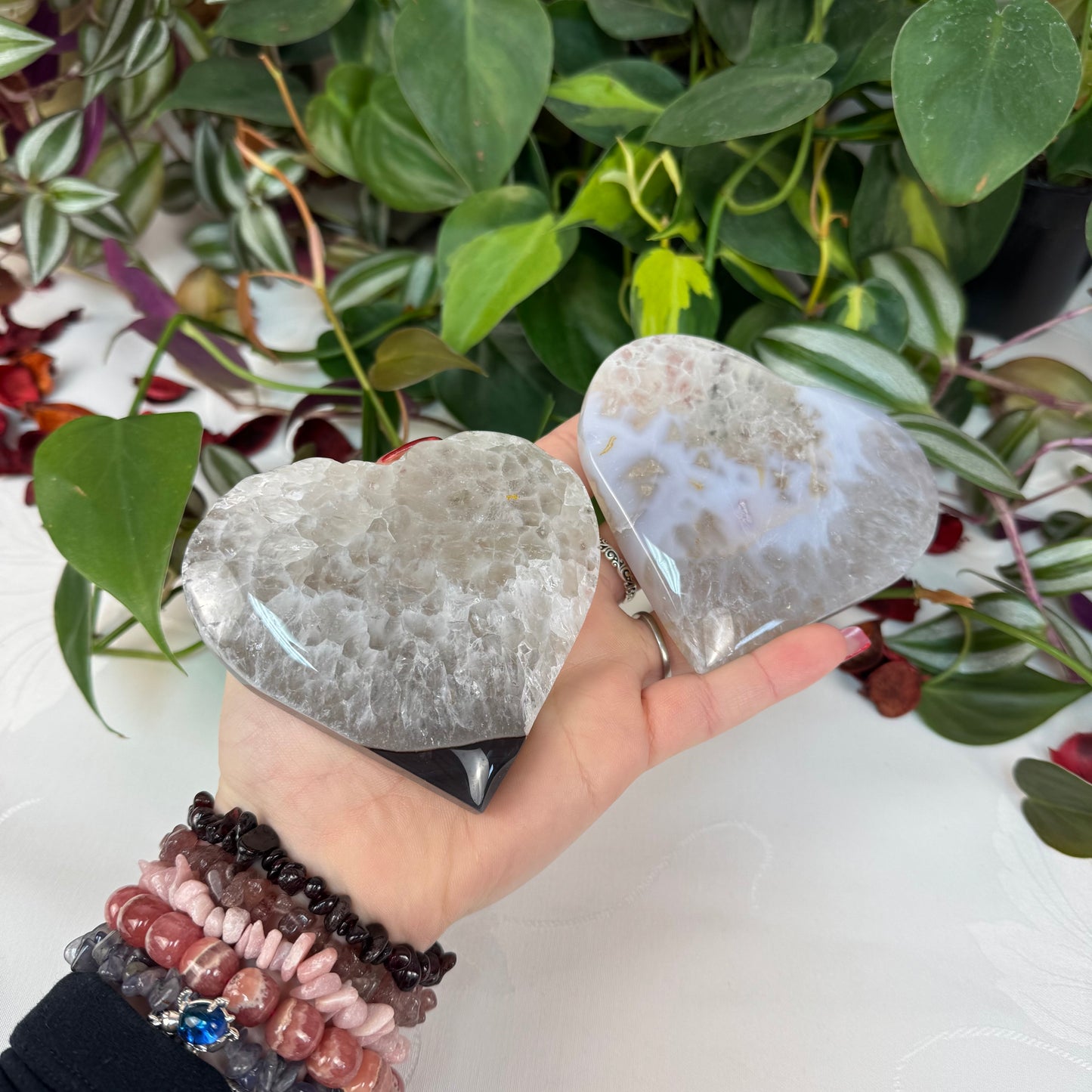 Imperfect Druzy Agate Love Heart