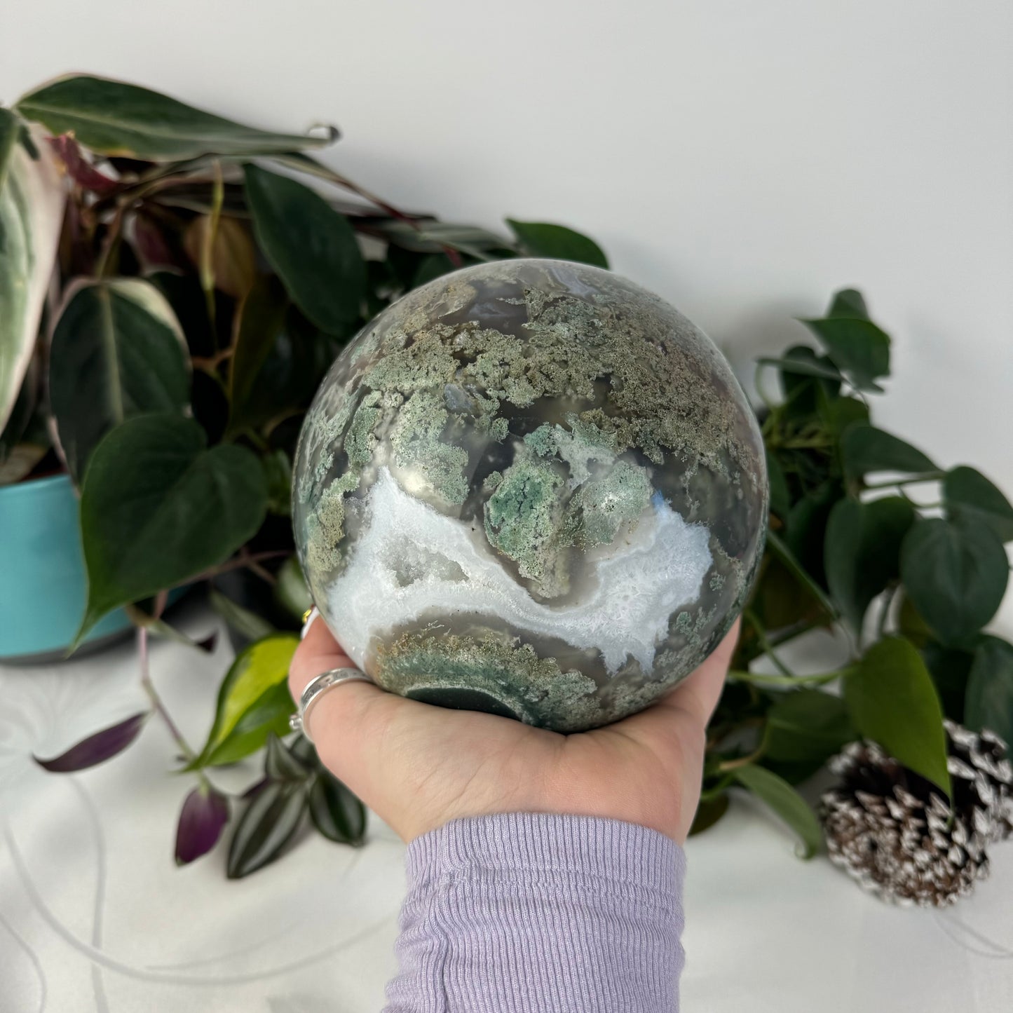 Moss Agate Sphere