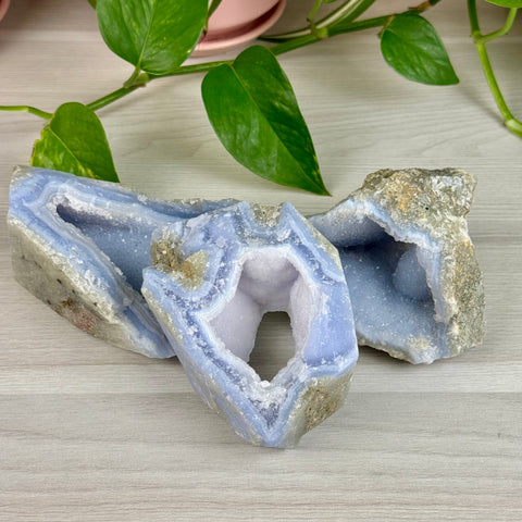 Druzy Blue Lace Agate Chunk