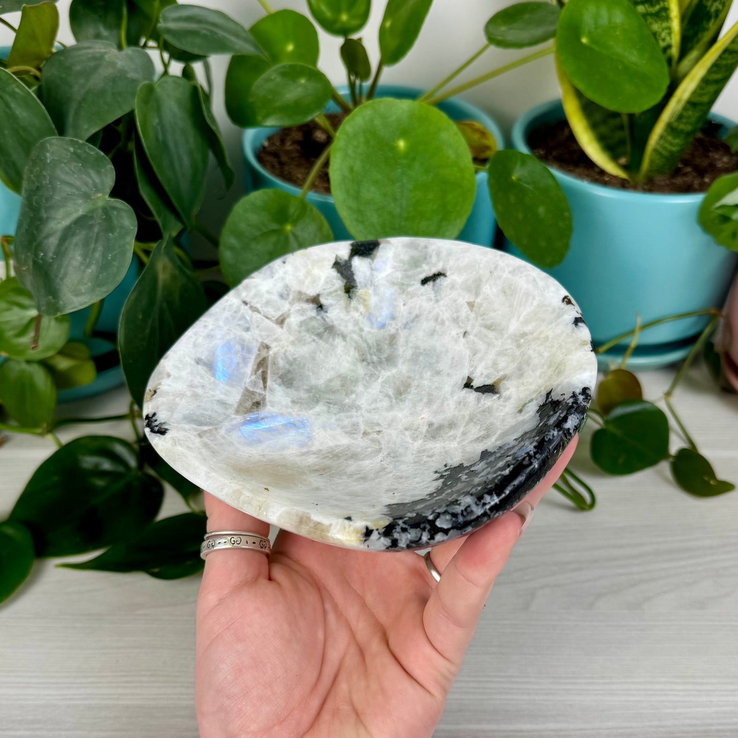 Rainbow Moonstone Bowl