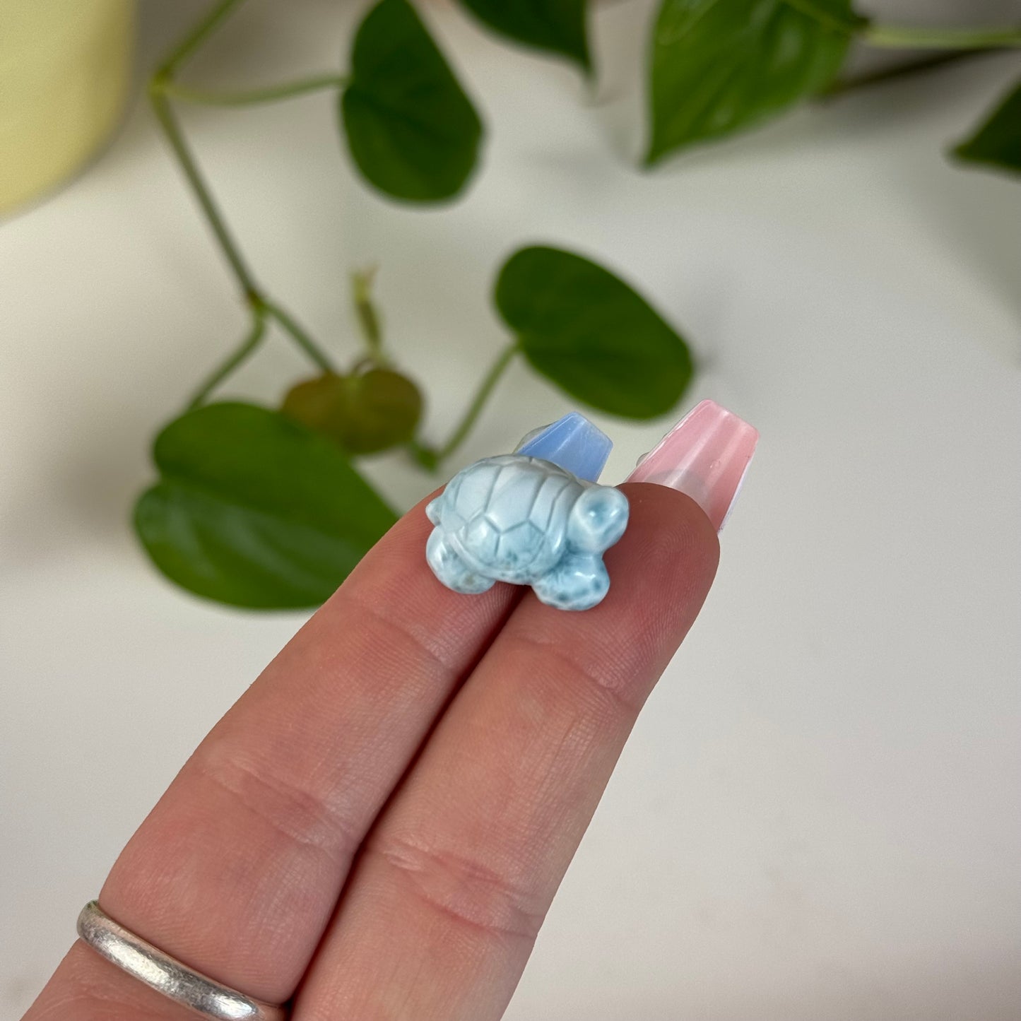 Mini Larimar Turtle