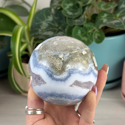 Blue Lace Agate Sphere