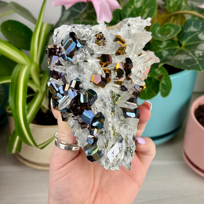 Iridescent Pyrite Specimen