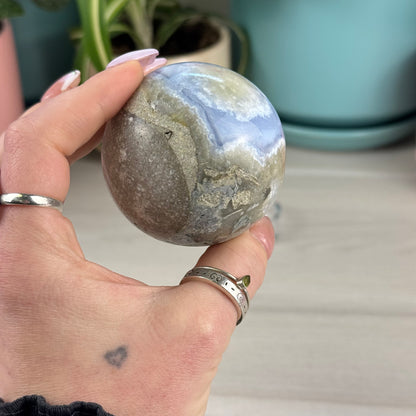 Blue Lace Agate Sphere