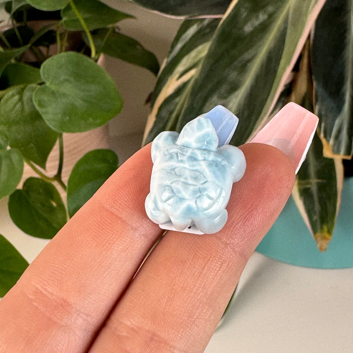 Mini Larimar Turtle