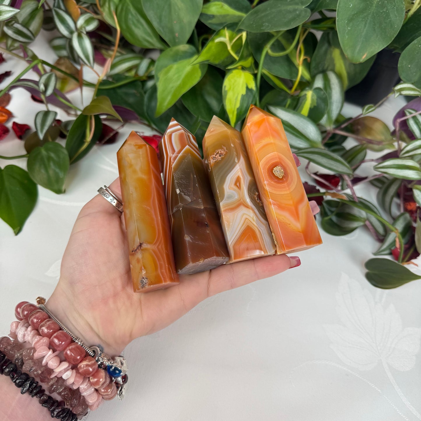 Imperfect Peach Carnelian Tower