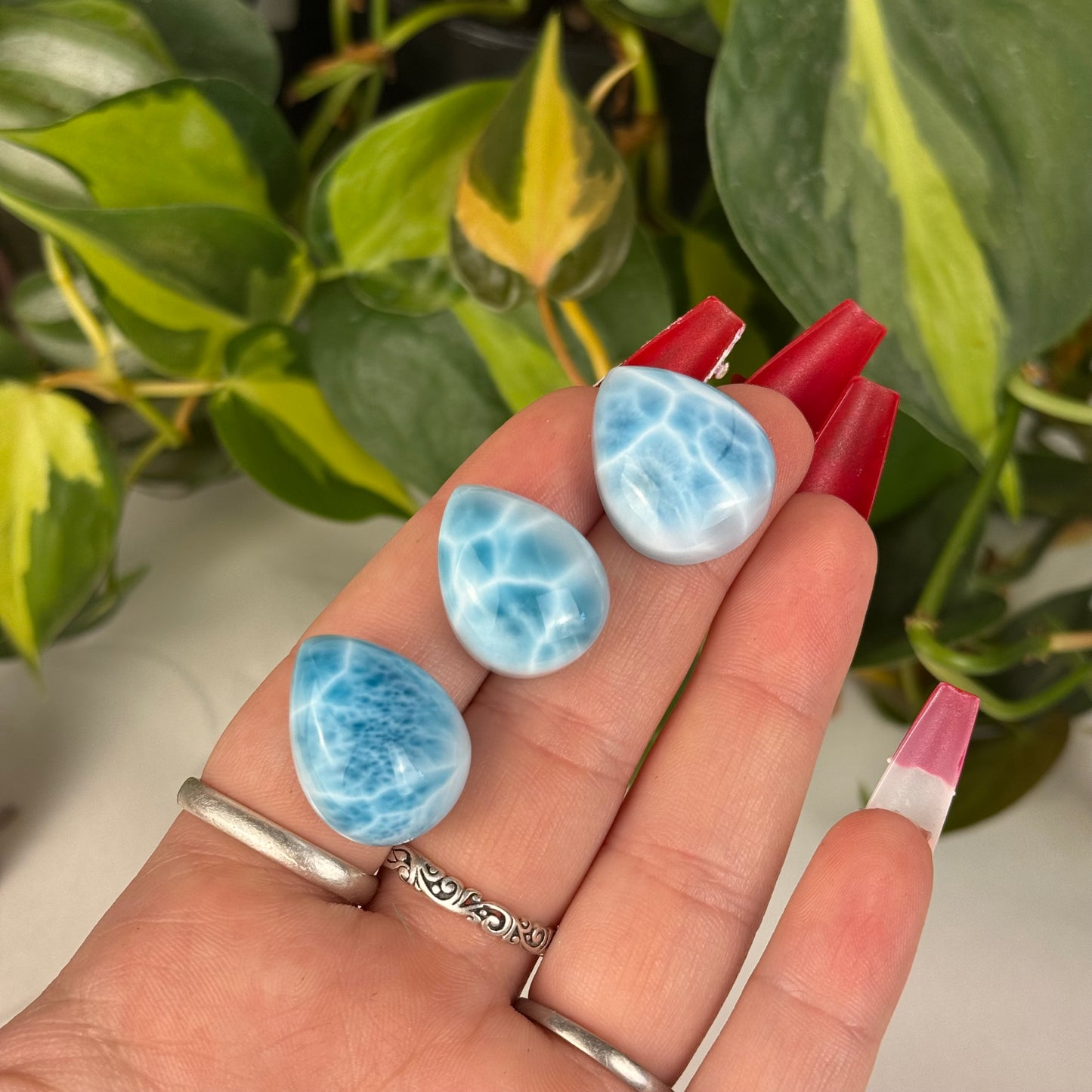 Mini Larimar Teardrop