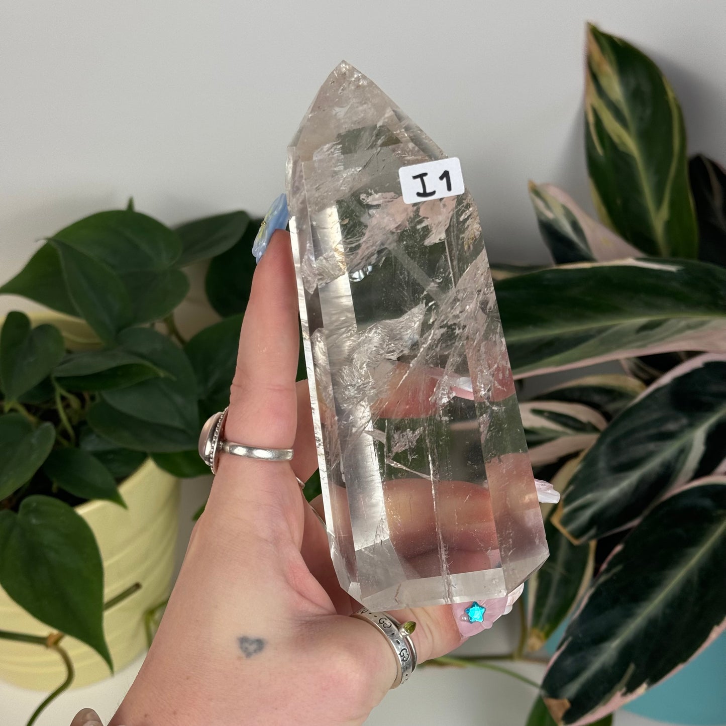 Gorgeous Lemurian Quartz Tower