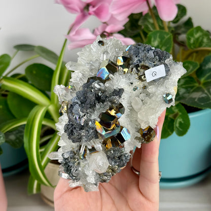 Iridescent Pyrite Specimen