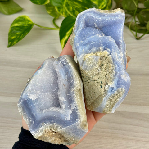 Druzy Blue Lace Agate Chunk