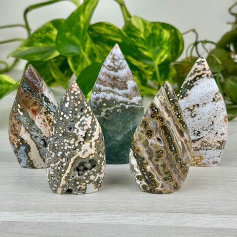 Mini Ocean Jasper Flame