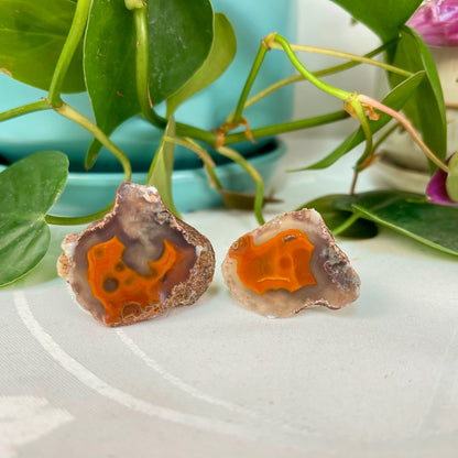 Malawi Agate Pair
