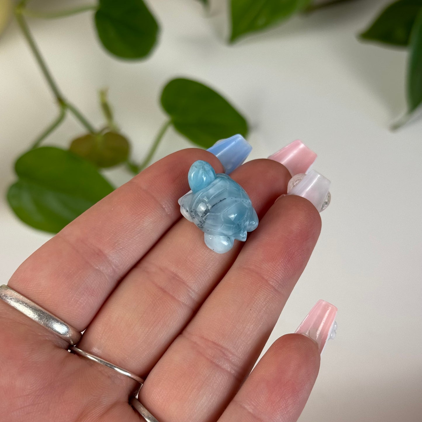 Mini Larimar Turtle