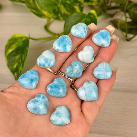Silky Larimar Heart