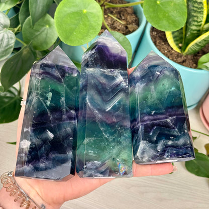 Rainbow Fluorite Tower