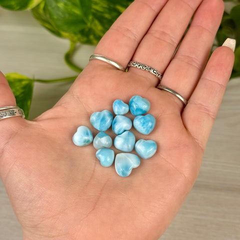 Silky Larimar Heart