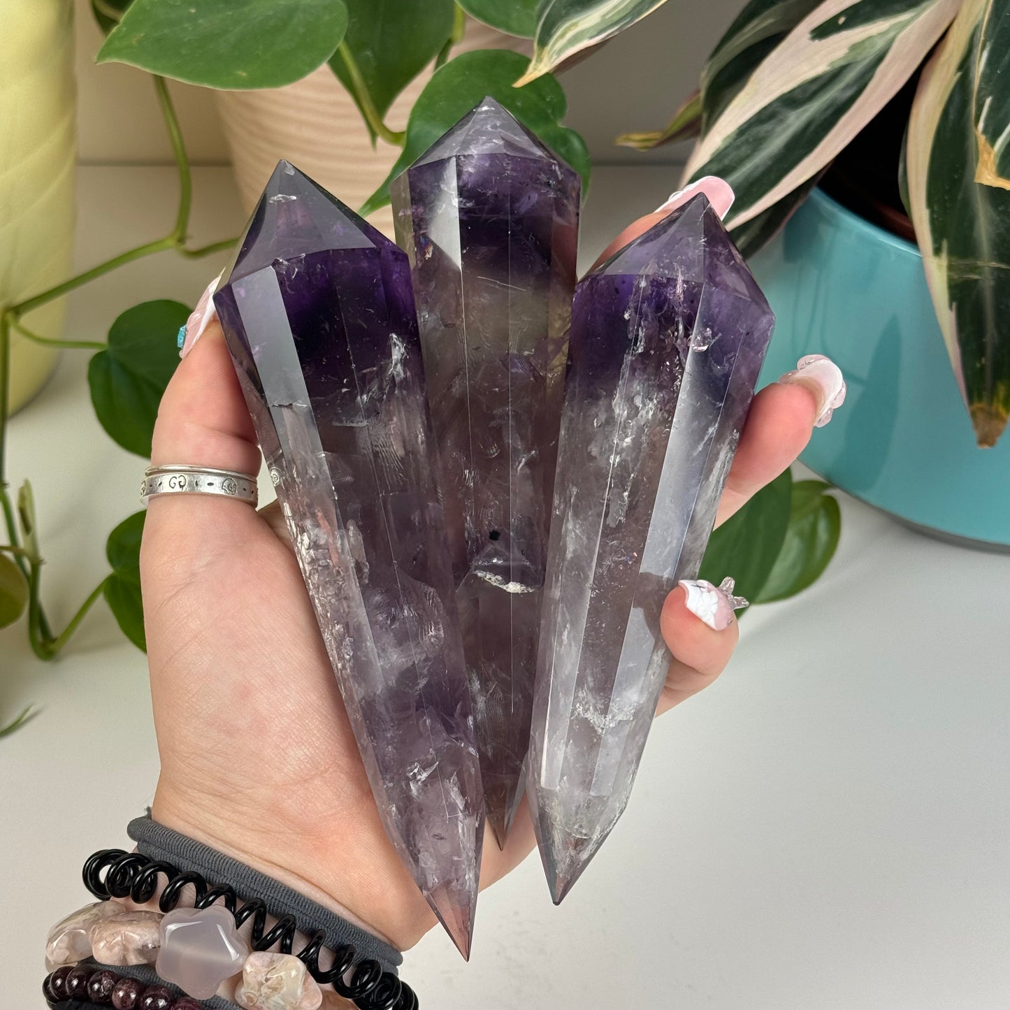 Smoky Amethyst Vogel