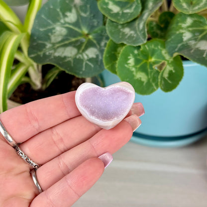 Chroma Druzy Agate Heart