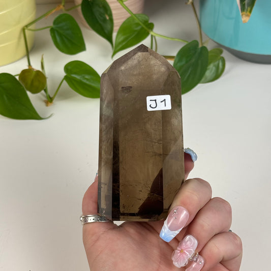 Brazilian Smoky Quartz Tower - K1