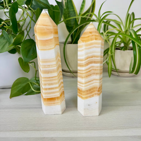Pumpkin Latte Calcite Tower