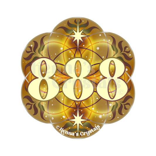 "888" Sticker