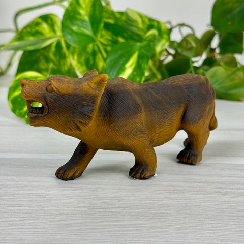 Extremely Detailed Tiger's Eye Carving - Alexander