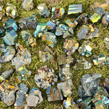 Iridescent Pyrite Specimen
