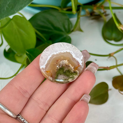 Scenic Moss Agate Cabochon