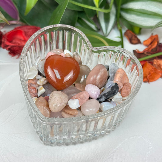 Glass Heart Bowl