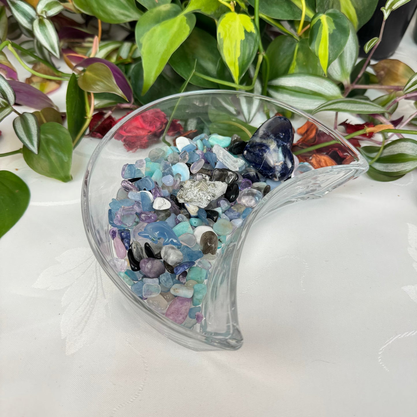 Glass Moon Bowl