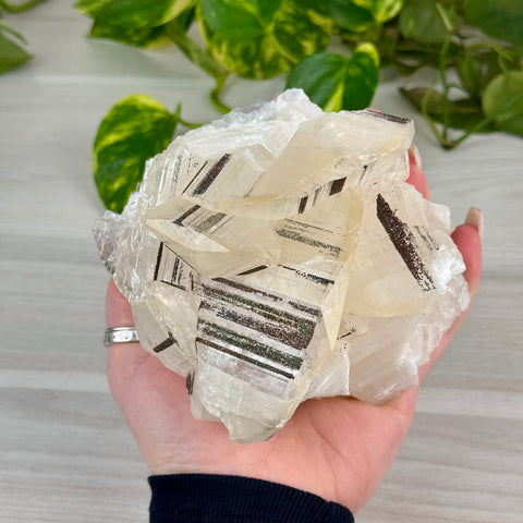 Benz Calcite with Calico Pyrite (UV Reactive)