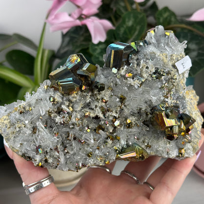 Iridescent Pyrite Specimen