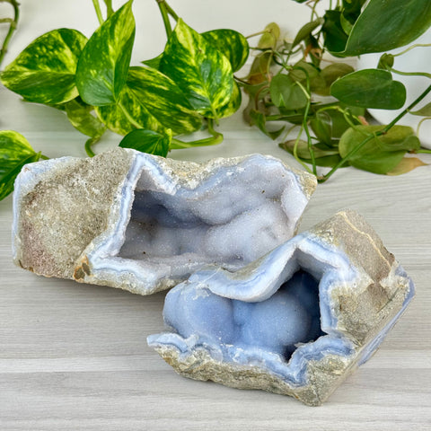 Druzy Blue Lace Agate Chunk
