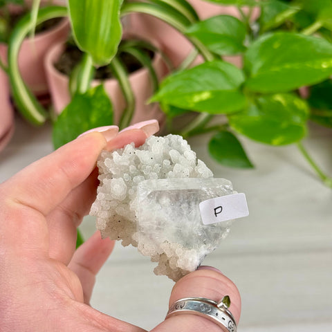 Sparkling White Chalcedony With Apophyllite