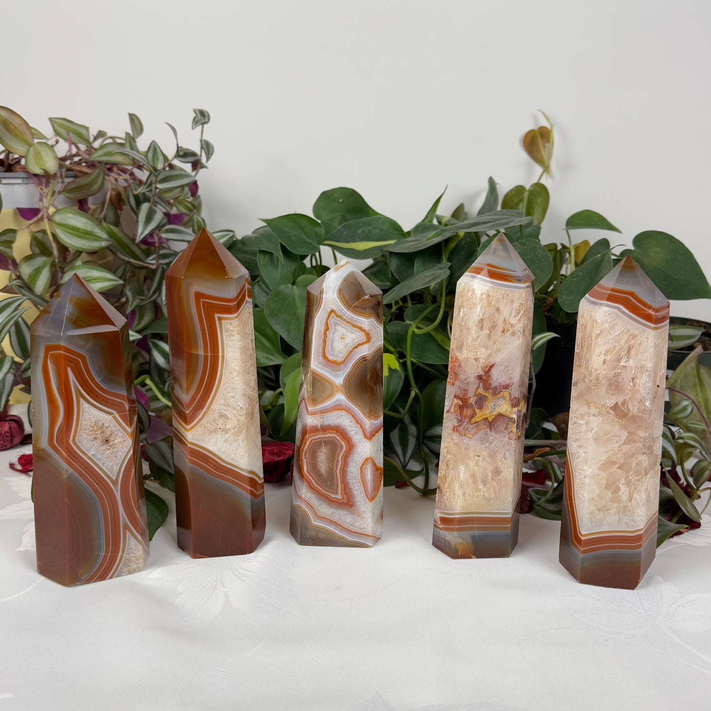 Imperfect Large Banded Carnelian Tower