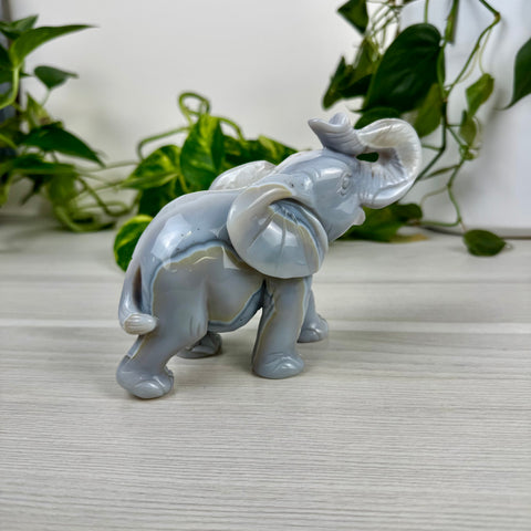 Statement Druzy Agate Elephant - Kendall