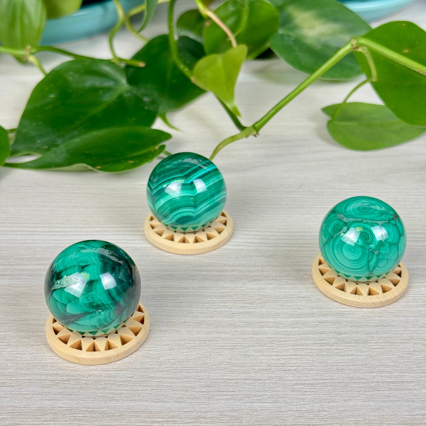 Mini Malachite Sphere