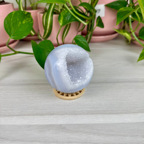Druzy Blue Lace Agate Sphere