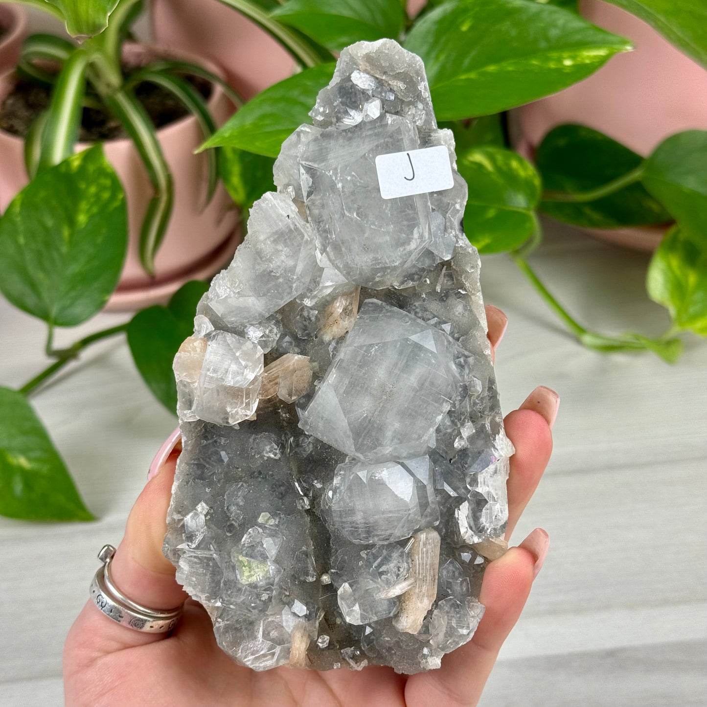 Smoky Chalcedony With Apophyllite