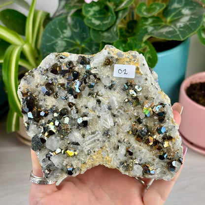 Iridescent Pyrite Specimen