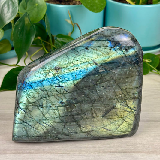 Green/Blue Labradorite Free Form
