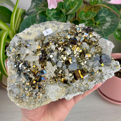 Iridescent Pyrite Specimen