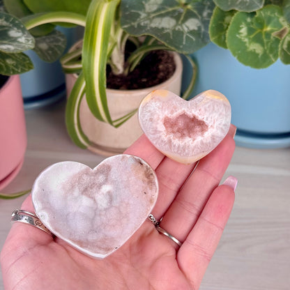 Chroma Druzy Agate Heart