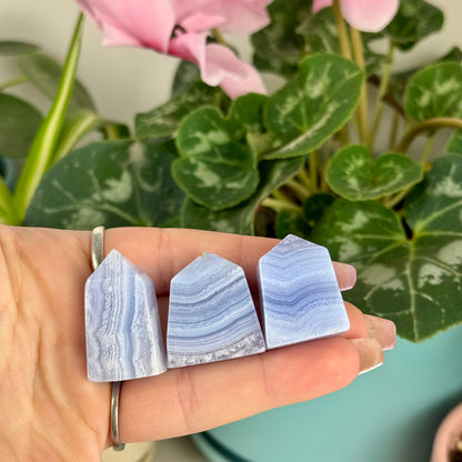 Imperfect Blue Lace Agate Tower
