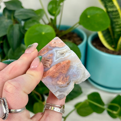 Cotton Candy Agate Cube