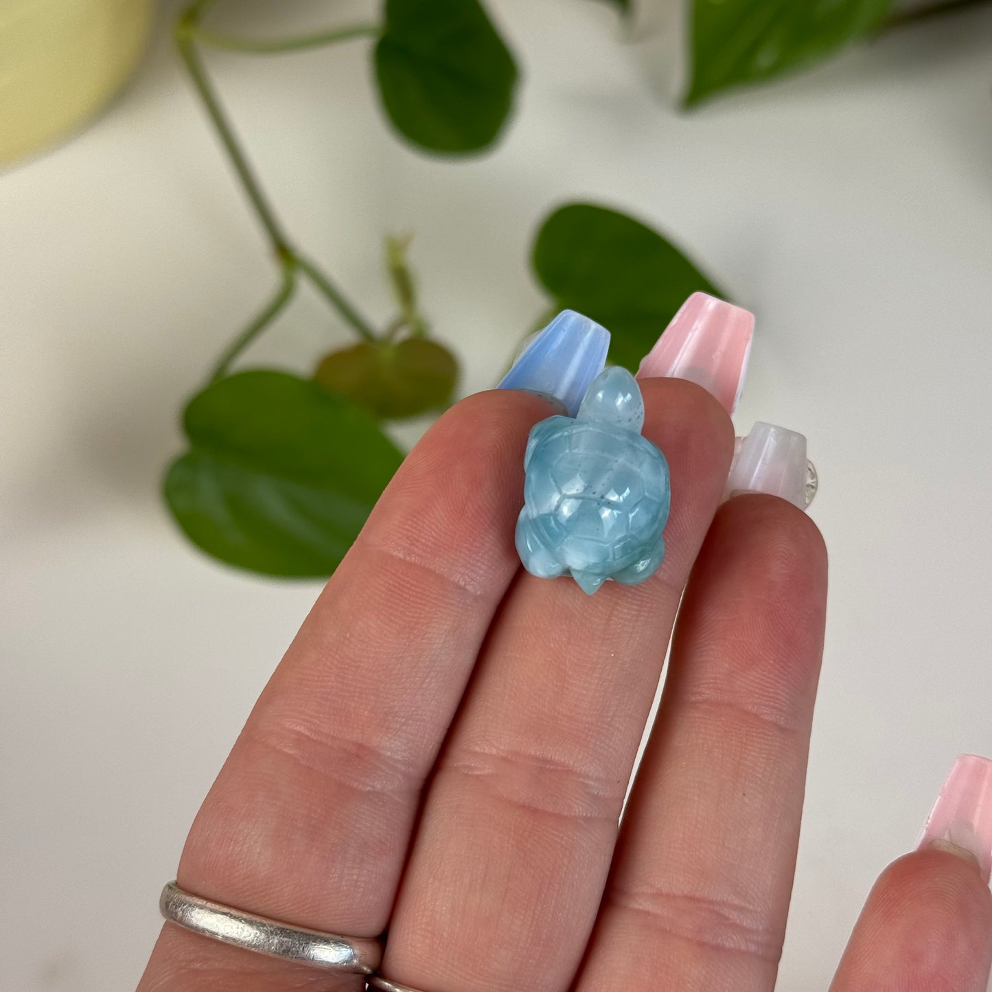 Mini Larimar Turtle