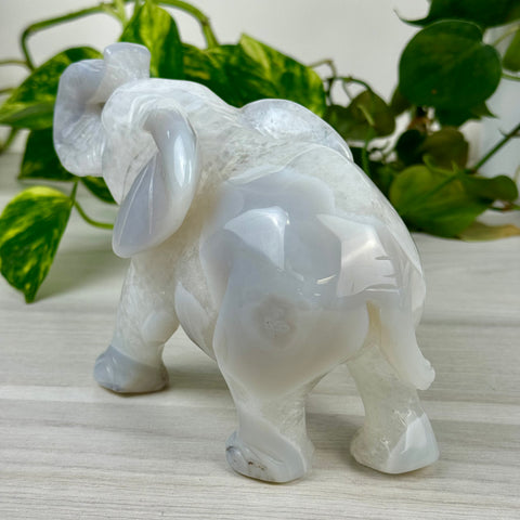 Statement Druzy Agate Elephant - Clara