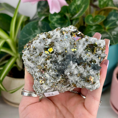Iridescent Pyrite Specimen