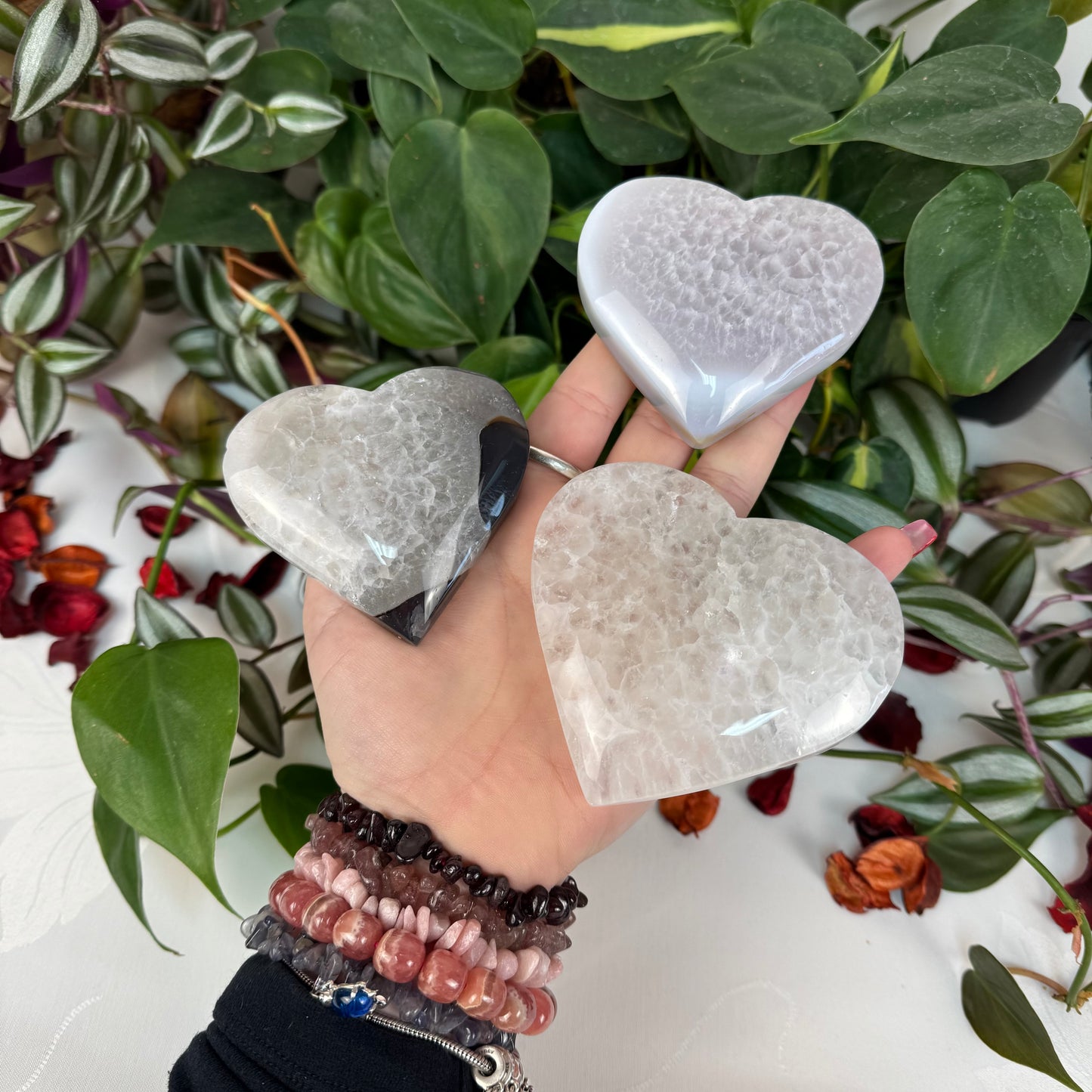 Imperfect Druzy Agate Love Heart