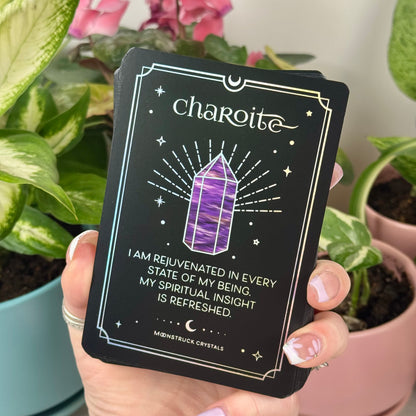 Silver Crystal Affirmations© Card Deck